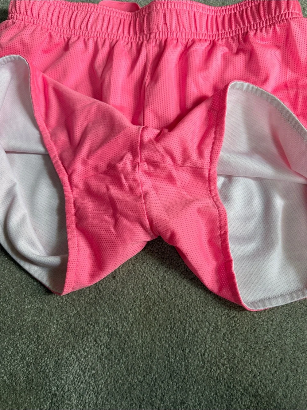 Old Navy Bright Pink Girls' Athletic Mesh Shorts